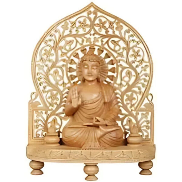 Wooden Handicraft Statue - Image 4