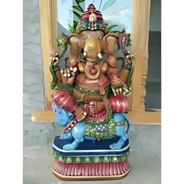 Wooden Handicraft Statue - Image 6